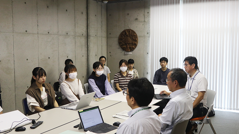 環境ISO学生委員会の内部監査(R6.10.9)
