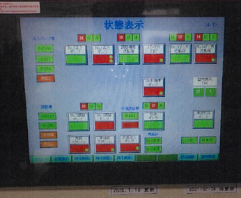制御盤タッチパネル